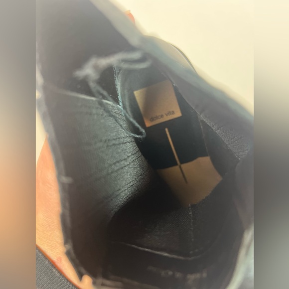 Dolce Vita Caster H2O Booties in Black Leather Anthropologie - Picture 7 of 14